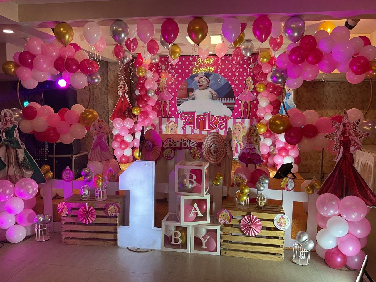 Theme Birthday Party Stage